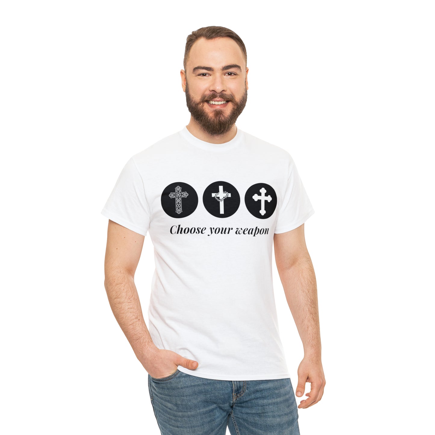 Choose your weapon unisex t-shirt