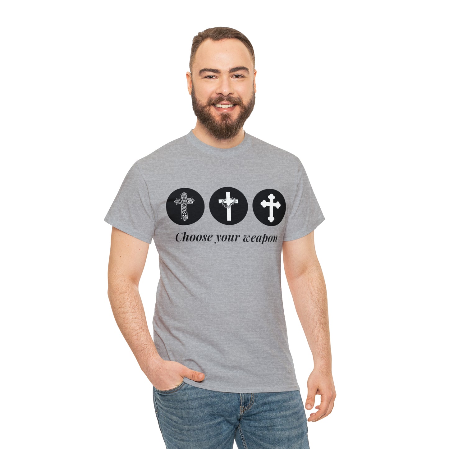 Choose your weapon unisex t-shirt