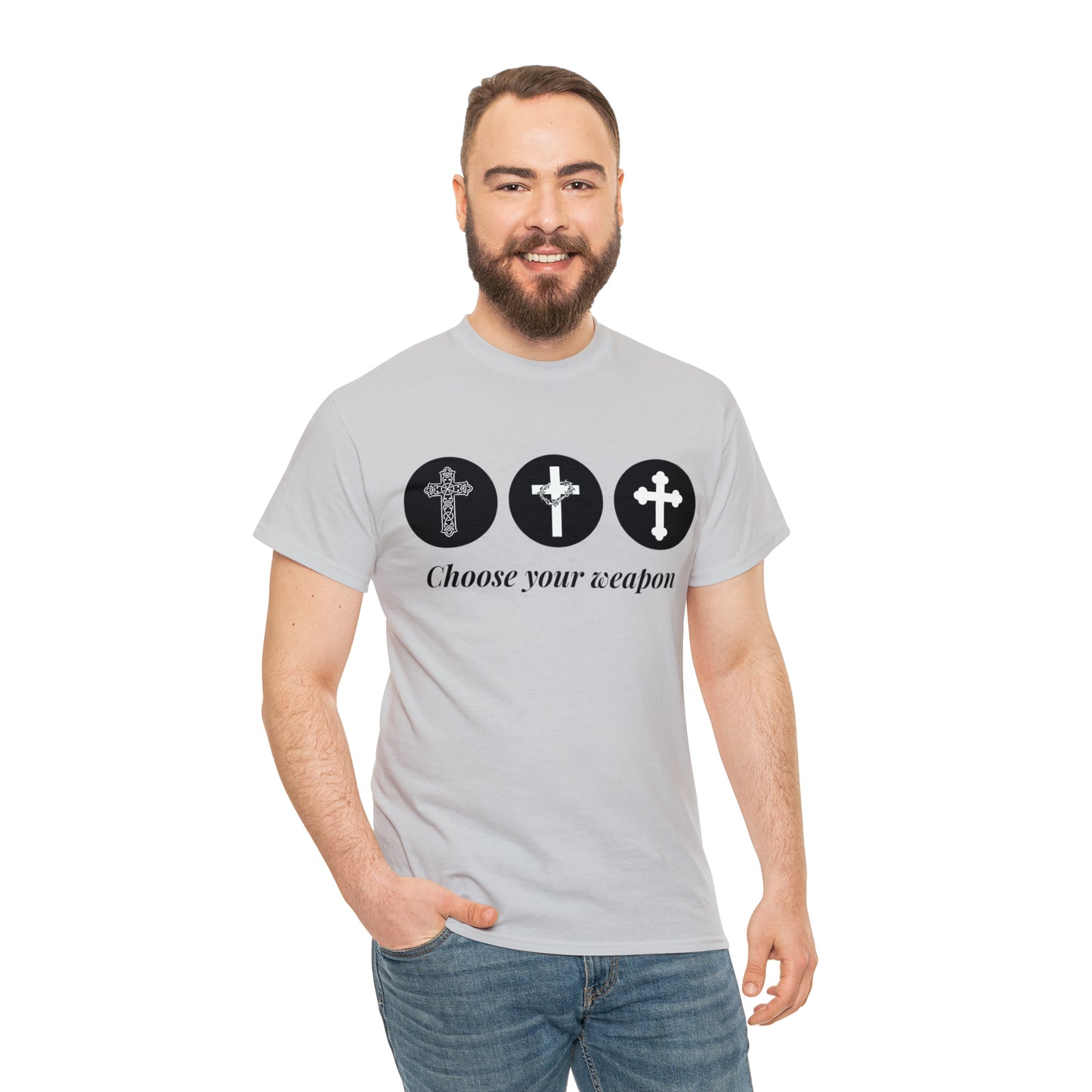 Choose your weapon unisex t-shirt