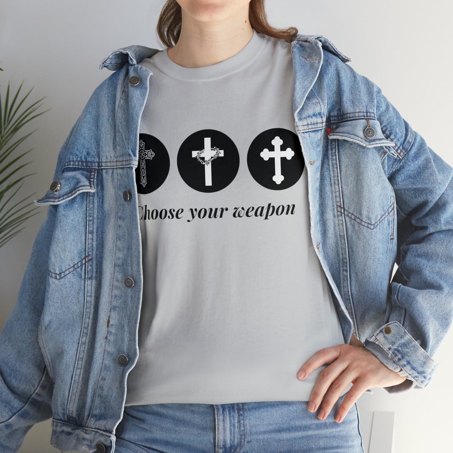 Choose your weapon unisex t-shirt