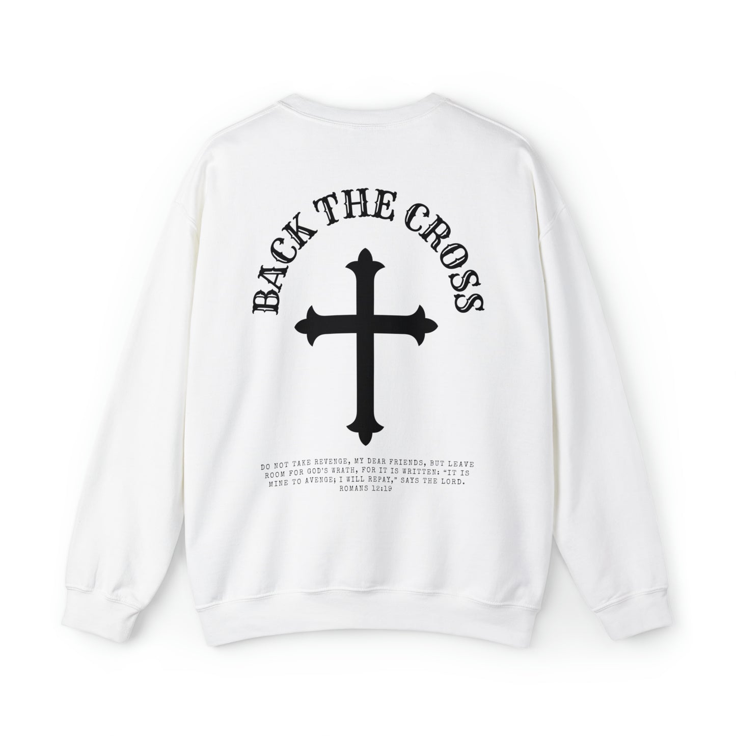 Back the Cross Unisex Heavy Blend™ Crewneck Sweatshirt