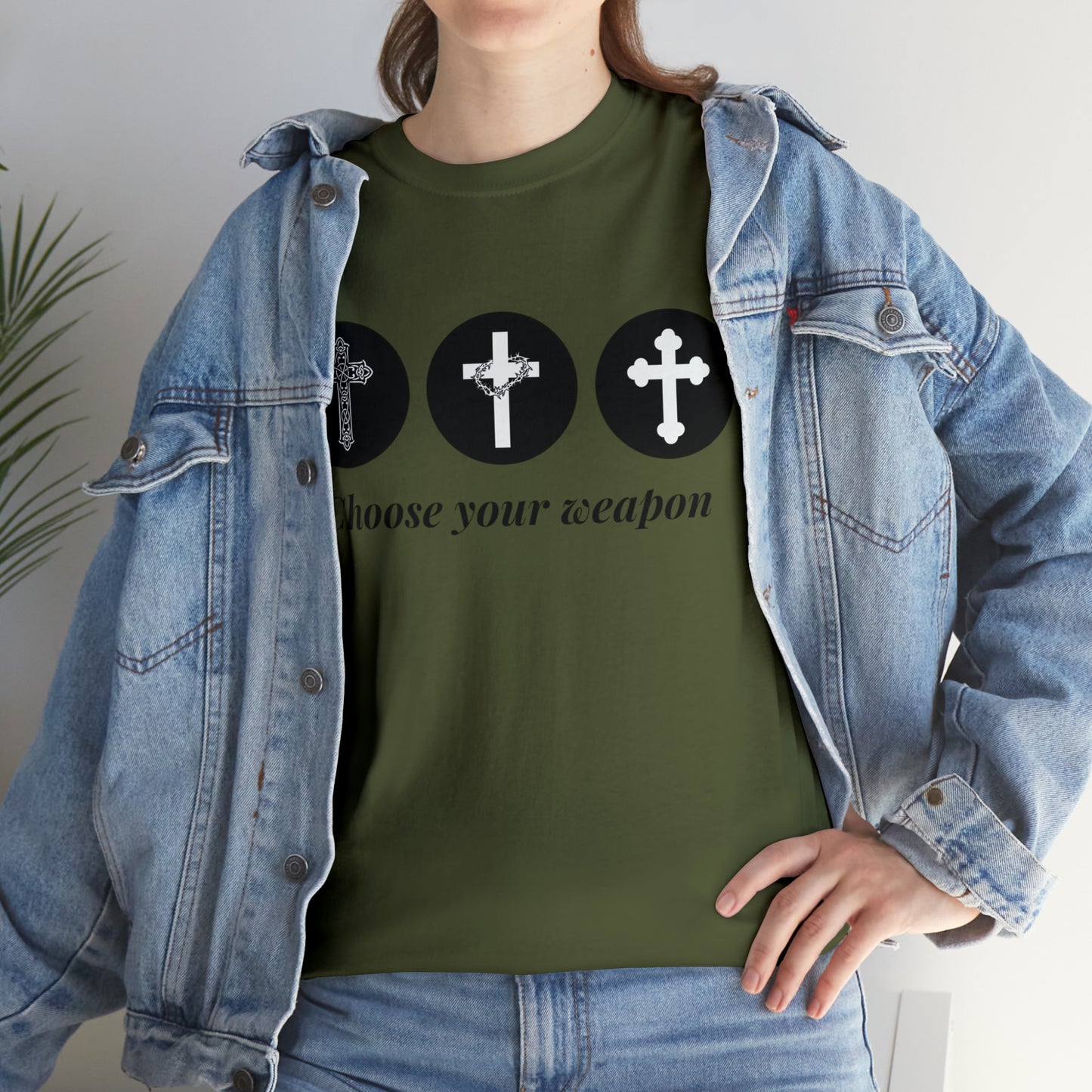 Choose your weapon unisex t-shirt