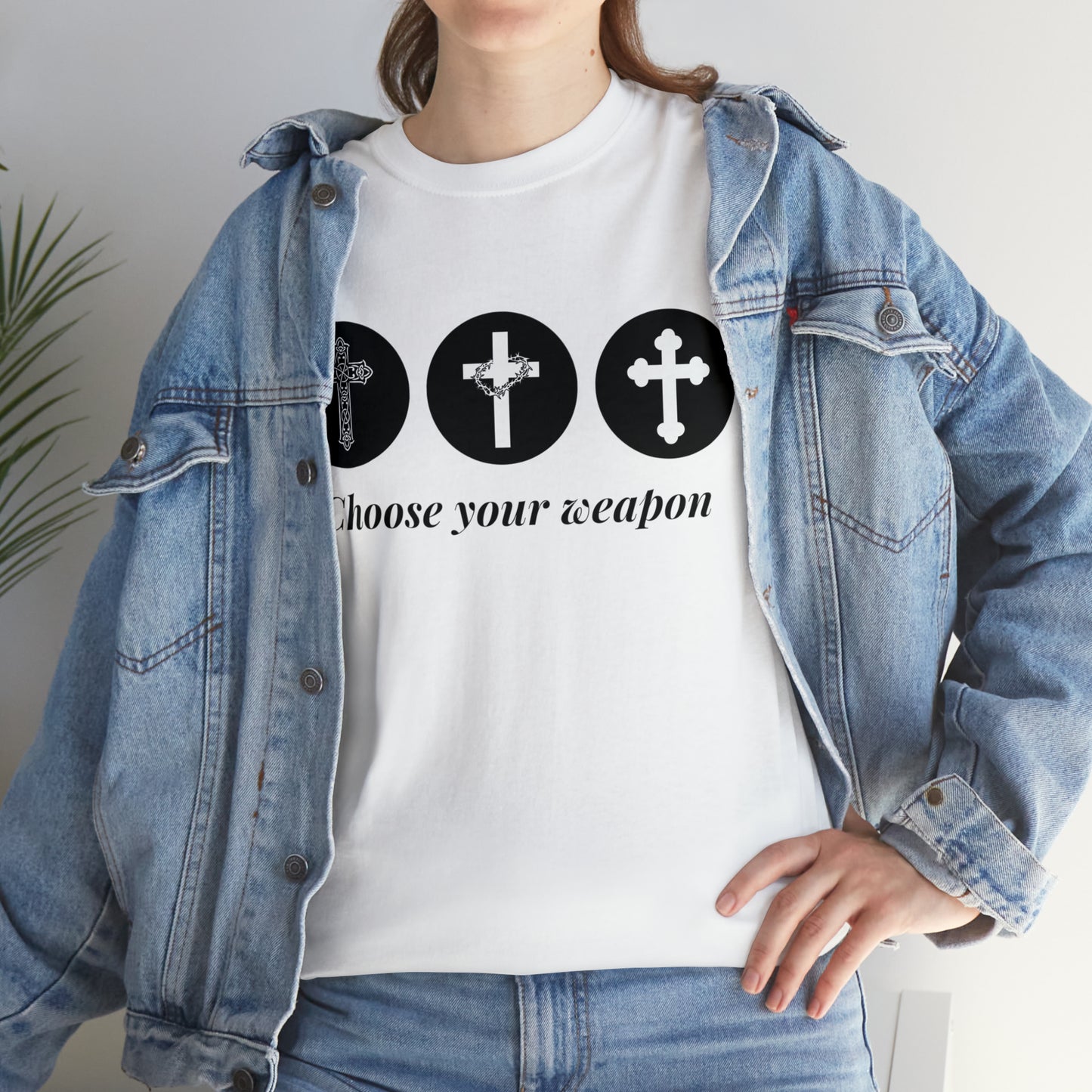 Choose your weapon unisex t-shirt