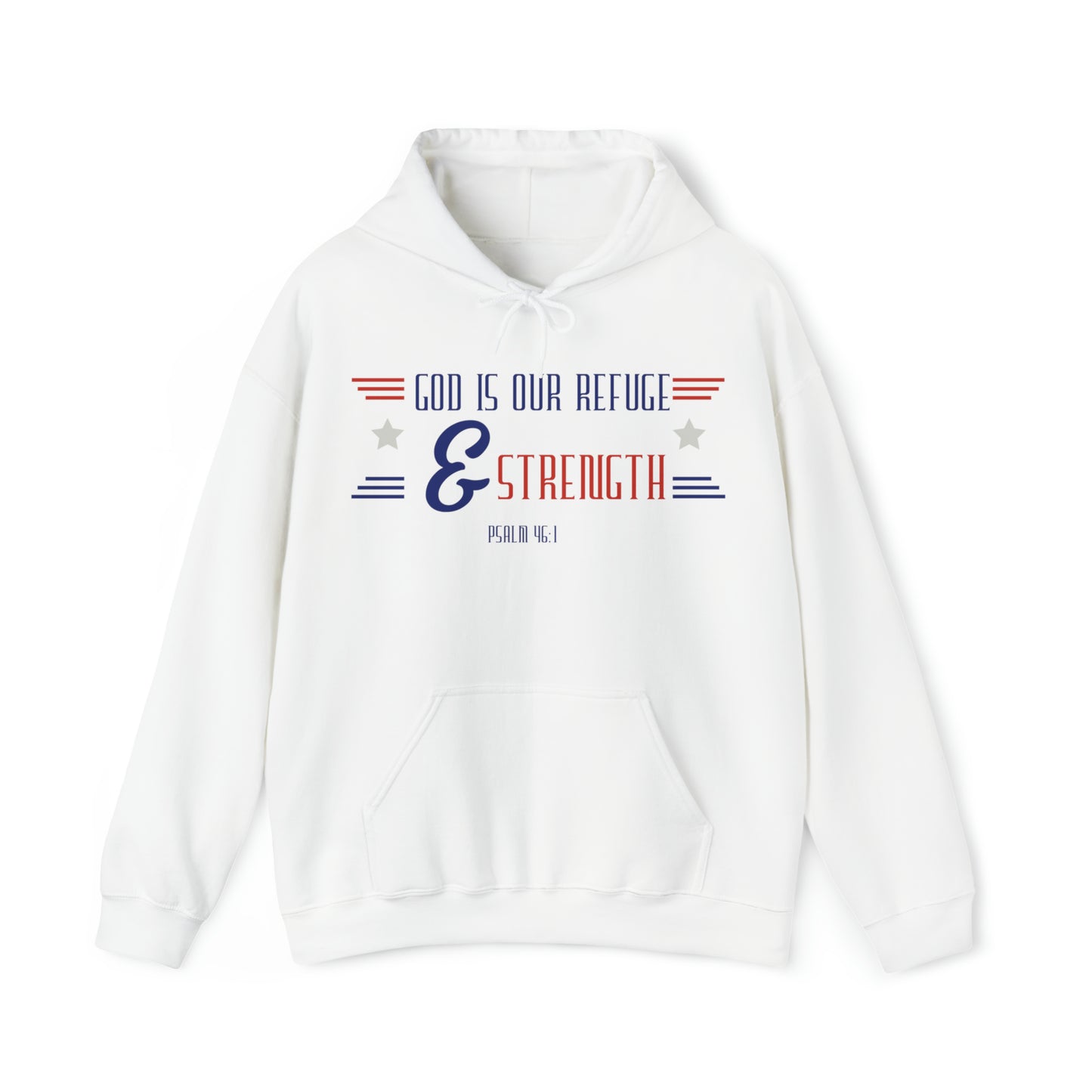 God is Our Refuge Unisex Heavy Blend™ Hooded Sweatshirt