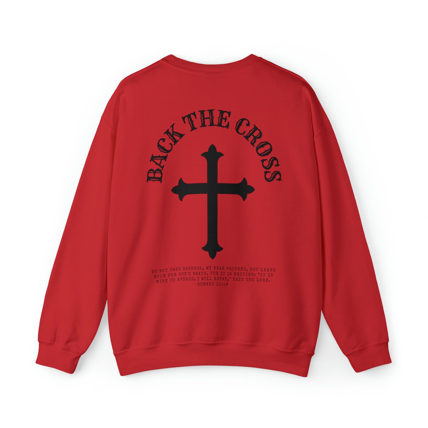 Back the Cross Unisex Heavy Blend™ Crewneck Sweatshirt