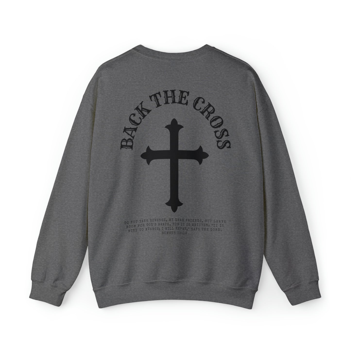 Back the Cross Unisex Heavy Blend™ Crewneck Sweatshirt