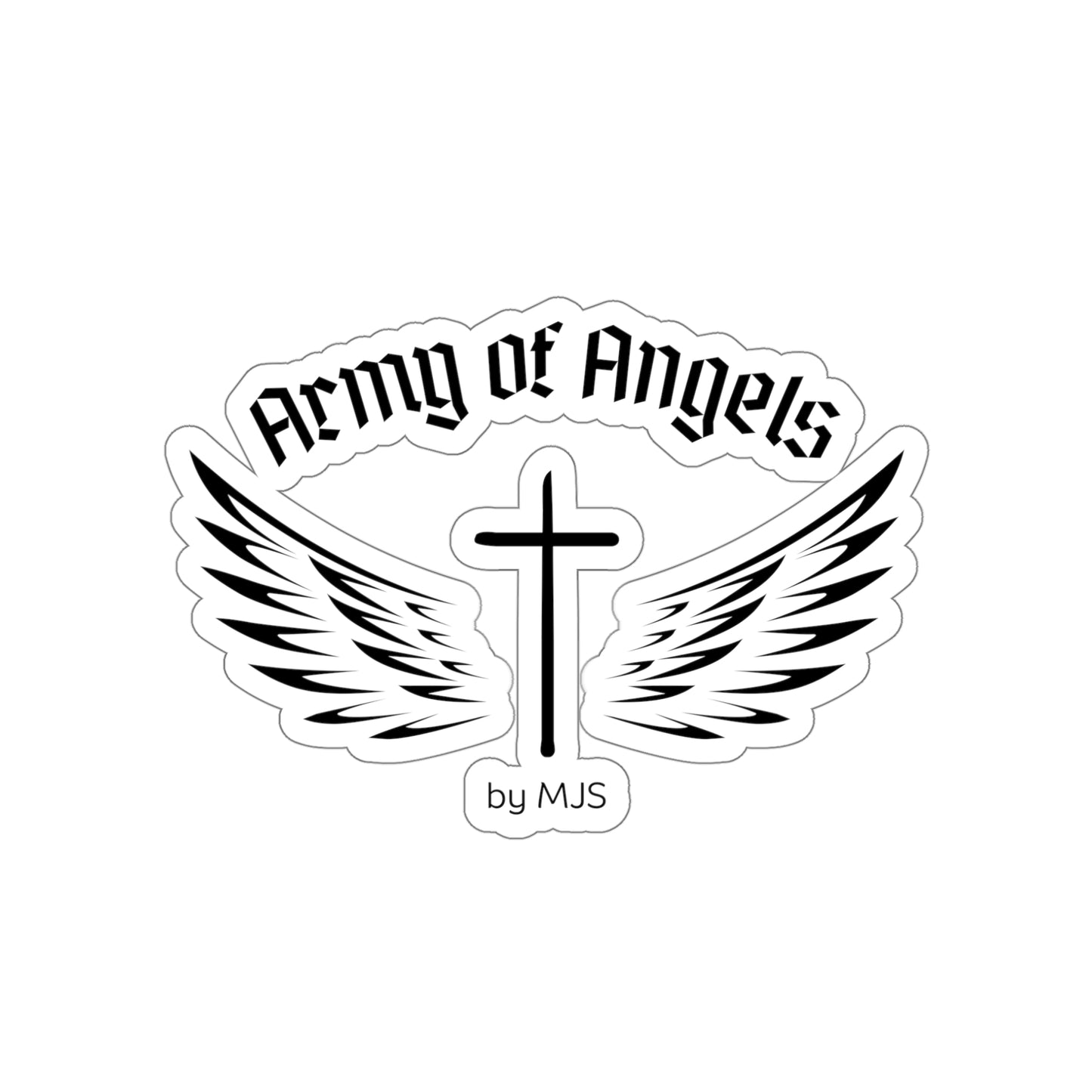 Army of Angel Logo Die-Cut Stickers- multiple sizes