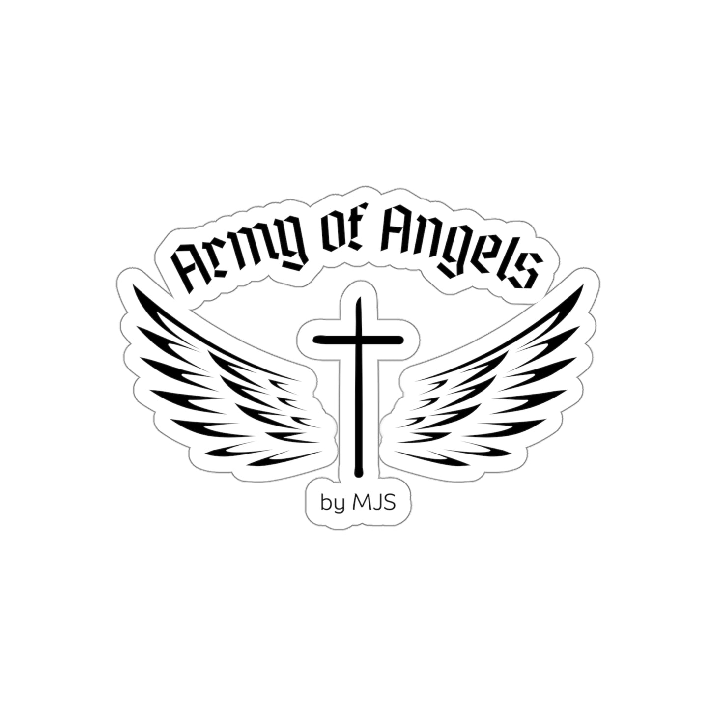 Army of Angel Logo Die-Cut Stickers- multiple sizes