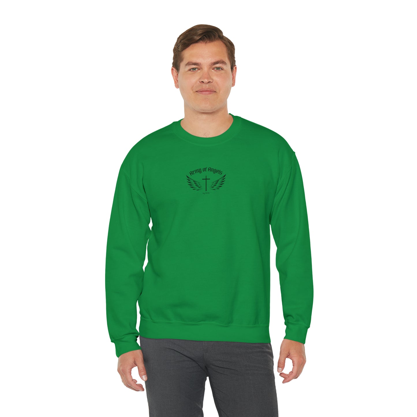 Back the Cross Unisex Heavy Blend™ Crewneck Sweatshirt